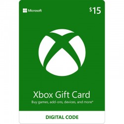 Carte Xbox Live Gift Cards USA 15$ Dollar