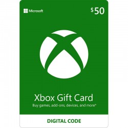 Carte Xbox Live Gift Cards USA 50$ Dollar