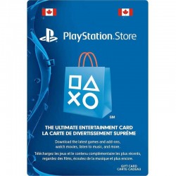 Playstation Network Card PSN Key 10 Dollar CAD