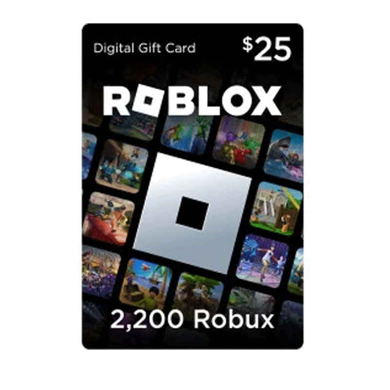Carte Cadeau Roblox $25 Dollars
