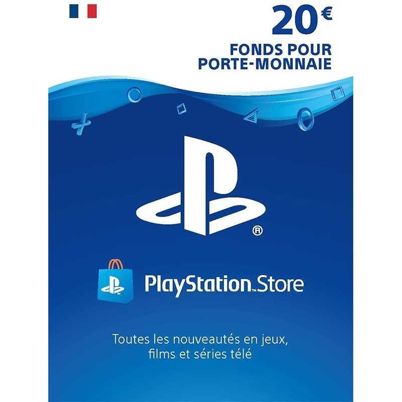 Playstation Network Card PSN Key 20 Euro FR