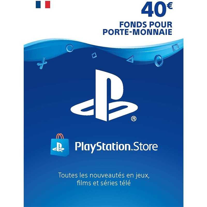 Carte Playstation PSN 40 Euros FR