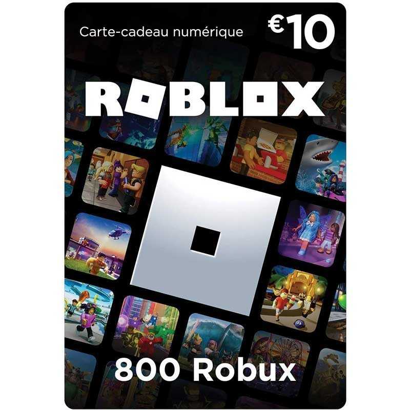 Carte Cadeau Roblox Gift Card $10 Dollar