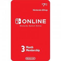 Carte Nintendo Online Gift Card 3 Mois