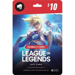 Carte-League-Of-Legends-Gift-Cards-$10 Dollar